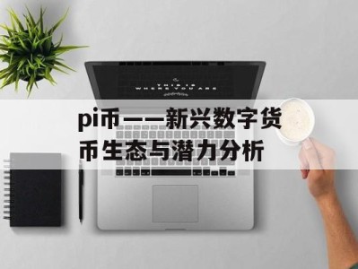 pi币——新兴数字货币生态与潜力分析